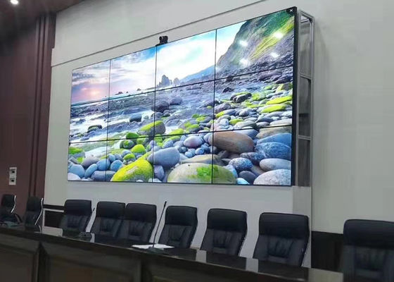 Màn hình tường video lớn 46 inch, 3x3 LED Video Wall thẳng xuống