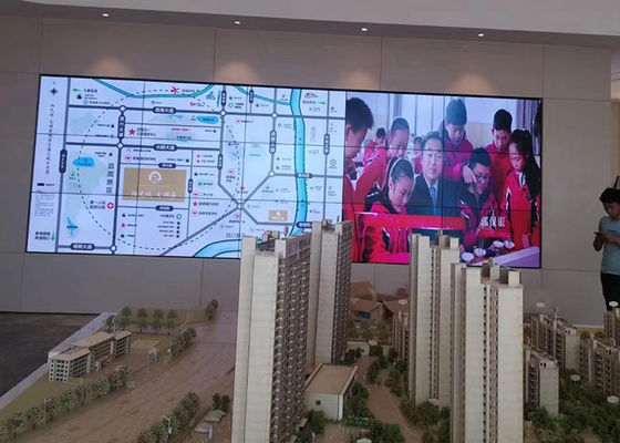 55 inch 4x4 hẹp Bezel LED Video tường tường gắn 3000 1 hợp đồng